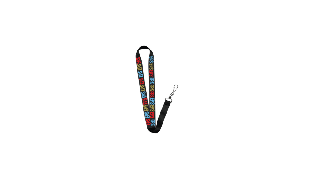 Lanyard with multicolored EPS 